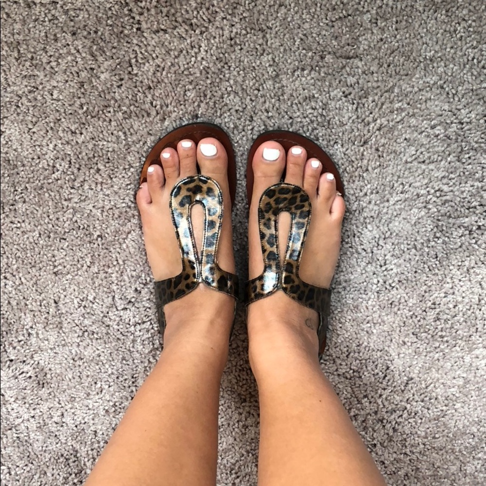 Bakers leopard sandals